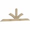 Ekena Millwork Richland Rough Sawn Timber Gable Bracket, Douglas Fir, 84"W x 24"H x 2"D x 4"F, 7/12 Pitch GBW084X24X0204RIC00RDF - alternate 4